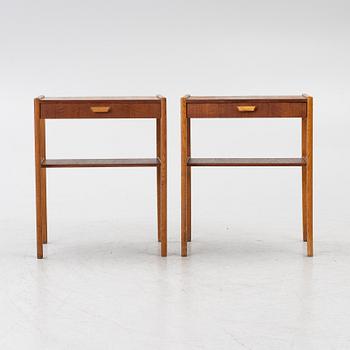 Sängbord, ett par, 1950/60-tal.