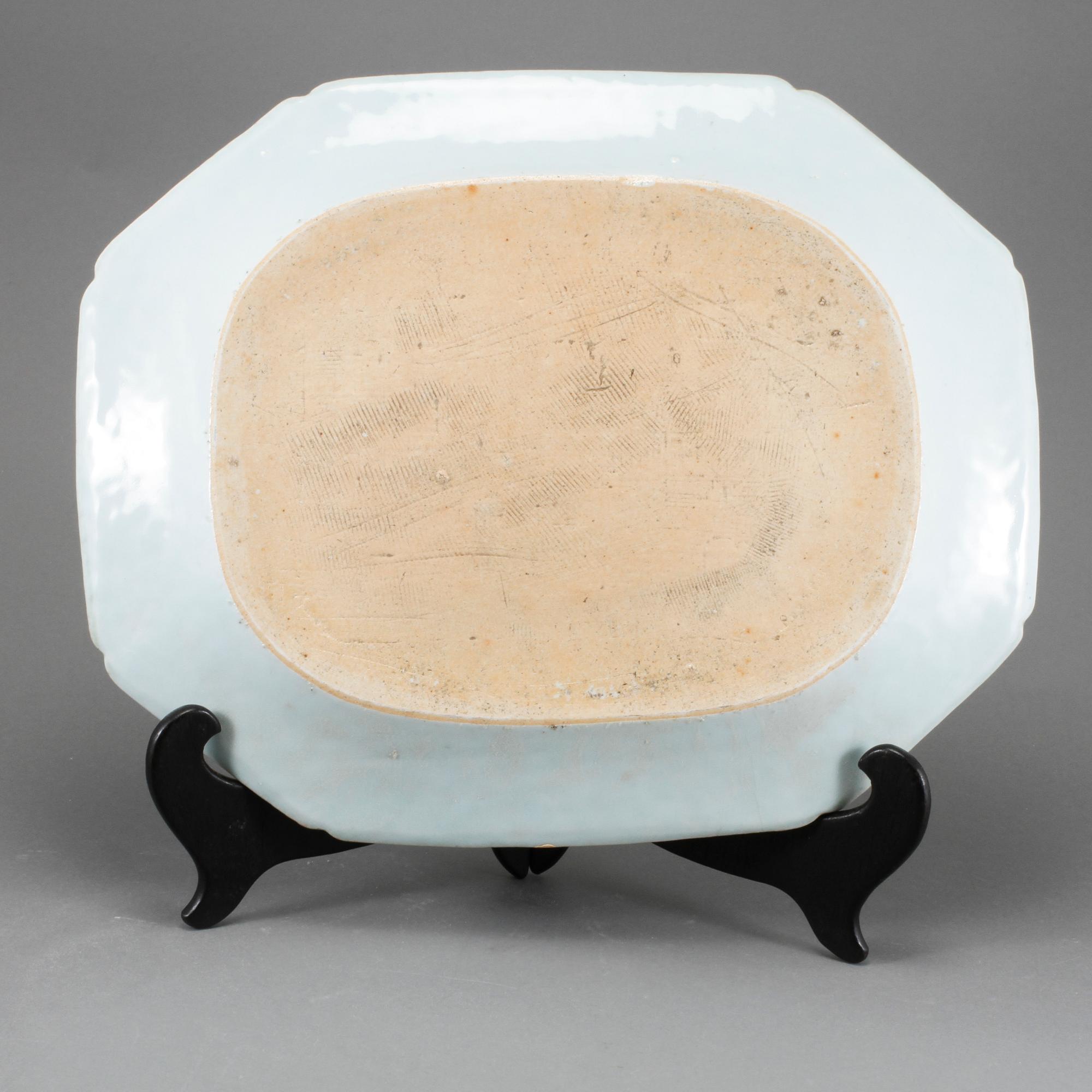 STEKFAT, porslin, Kina, 1700-tal.