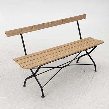 A garden bench, 20th century.