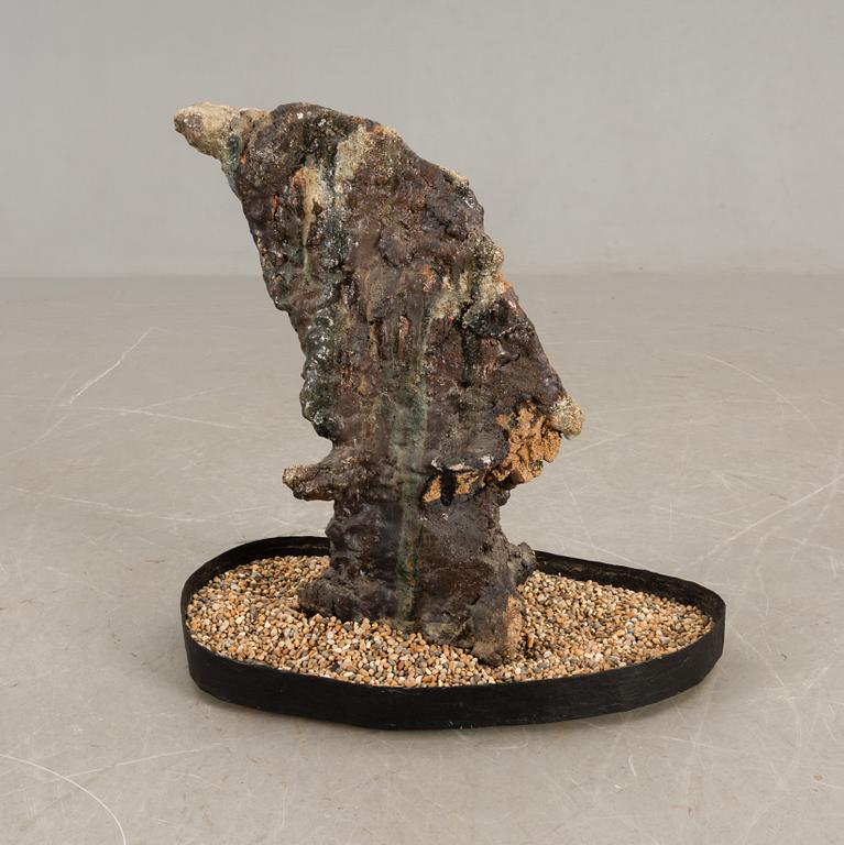 ANDERS BRUNO LILJEFORS, skulptur, sandgjuten keramik, 1960-tal.