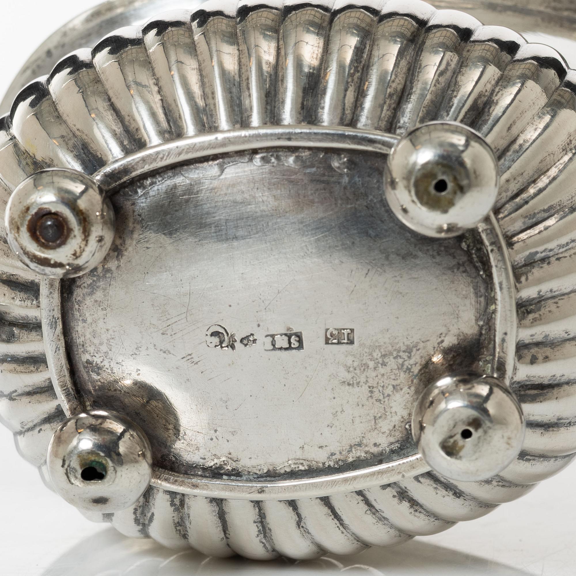 Johan Malmstedt, gräddkanna, silver, Göteborg 1815.