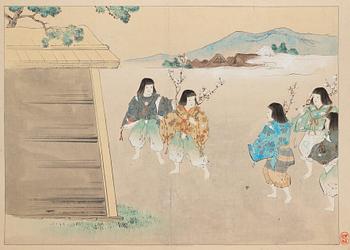 MAKIMONO, Japan, tidigt 1900-tal.