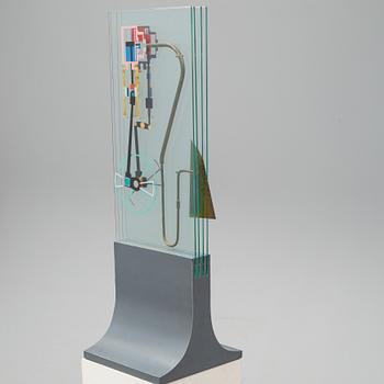 C GÖRAN KARLSSON, sculpture, mixed media, glass and metal.