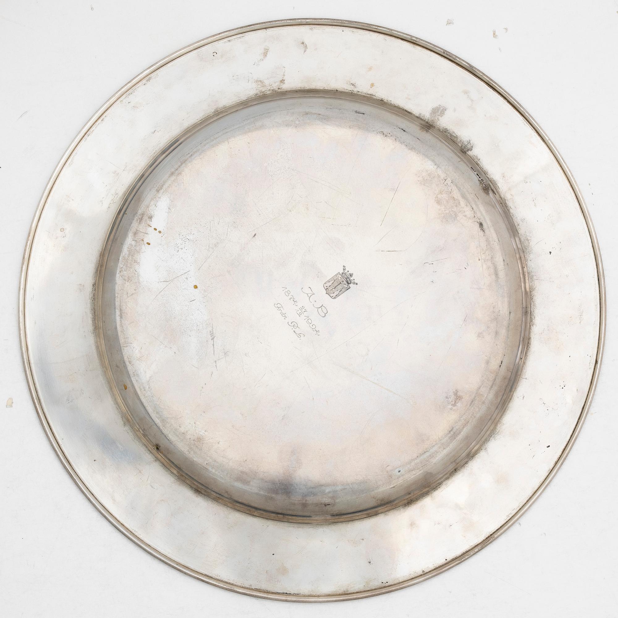 C.G. Hallberg, Fat, silver, Stockholm 1924.