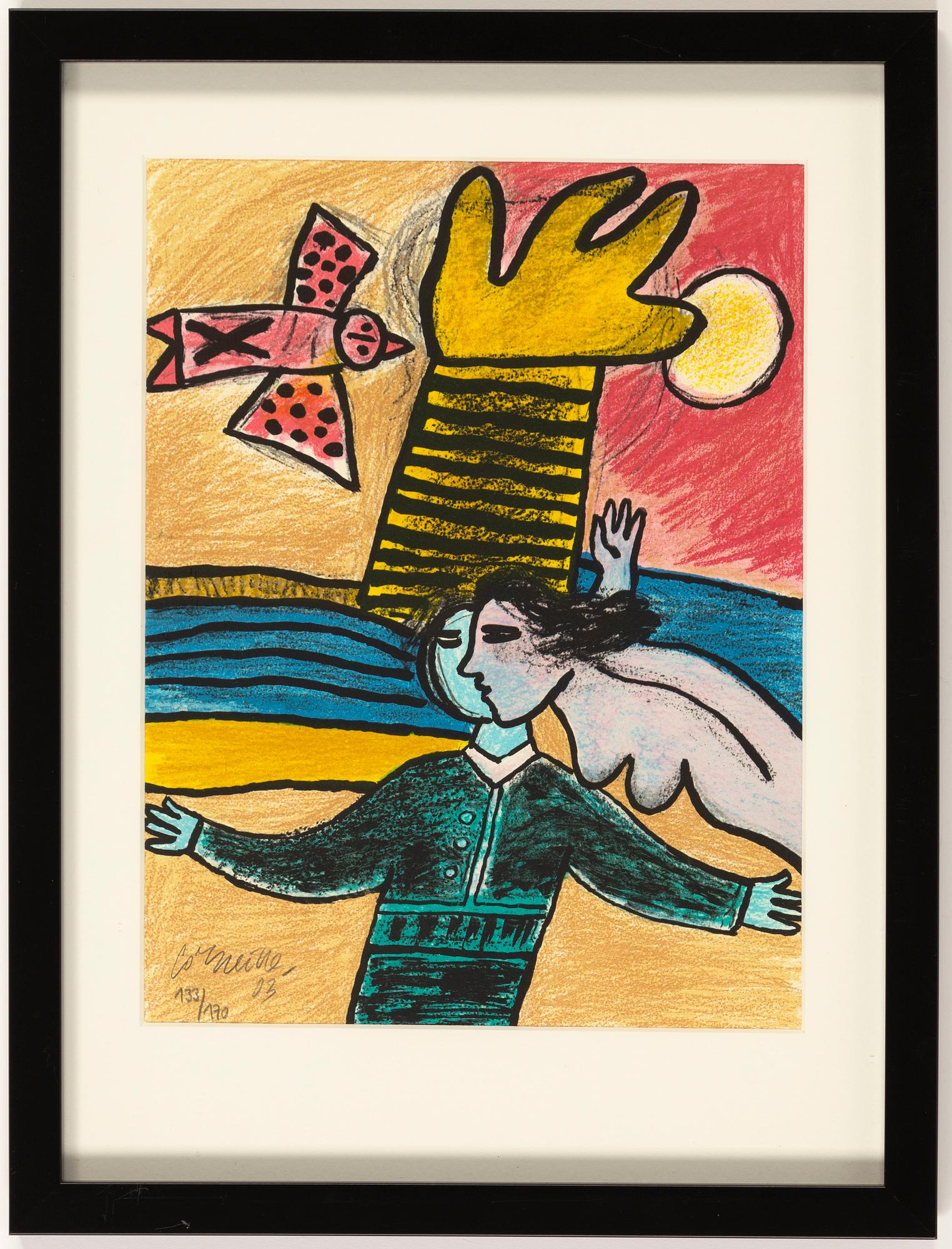 Beverloo Corneille, 2 lithographs in colours, 2003, signed 133/170.