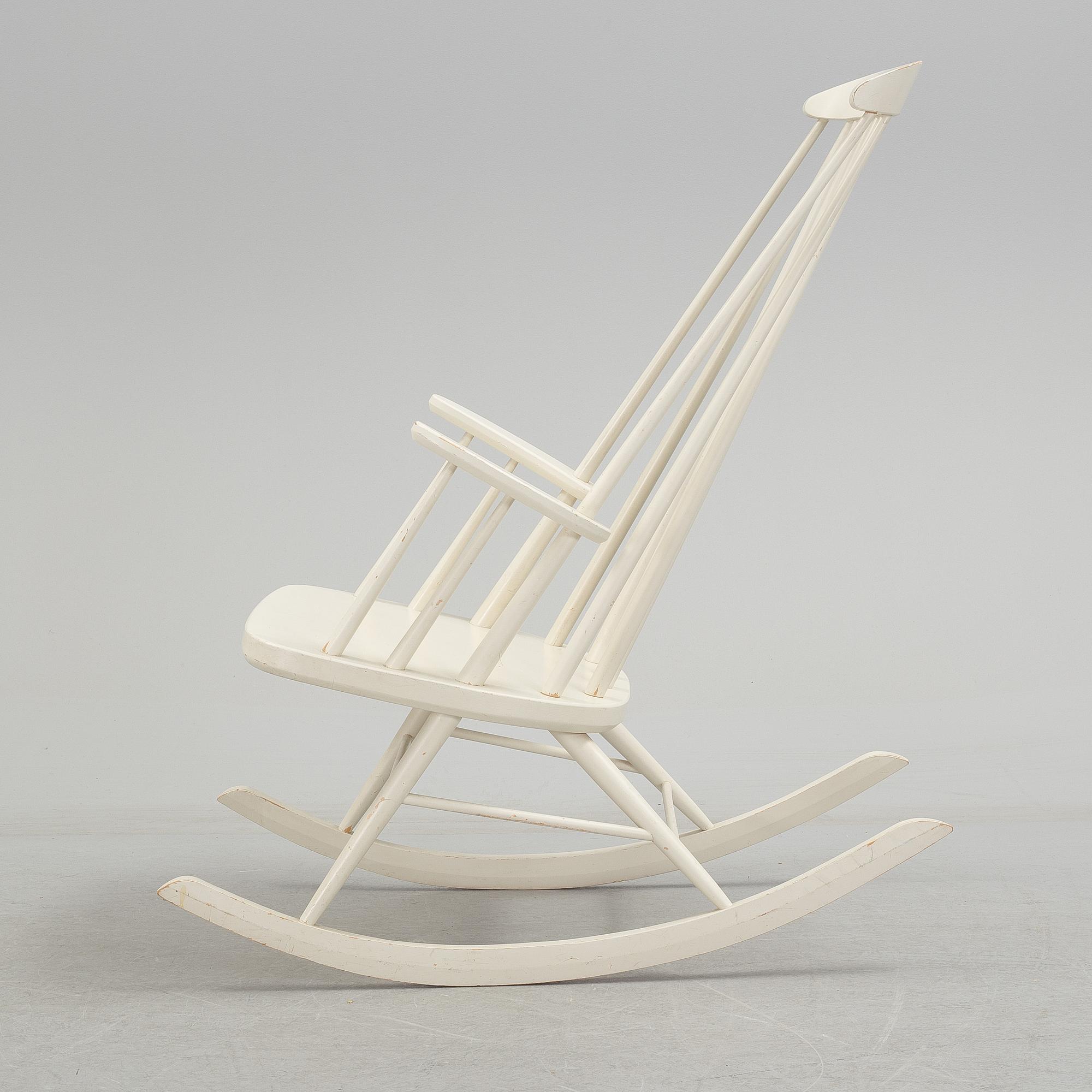 A 'Gunga Din' rocking chair by Gillis Lundgren for Ikea.