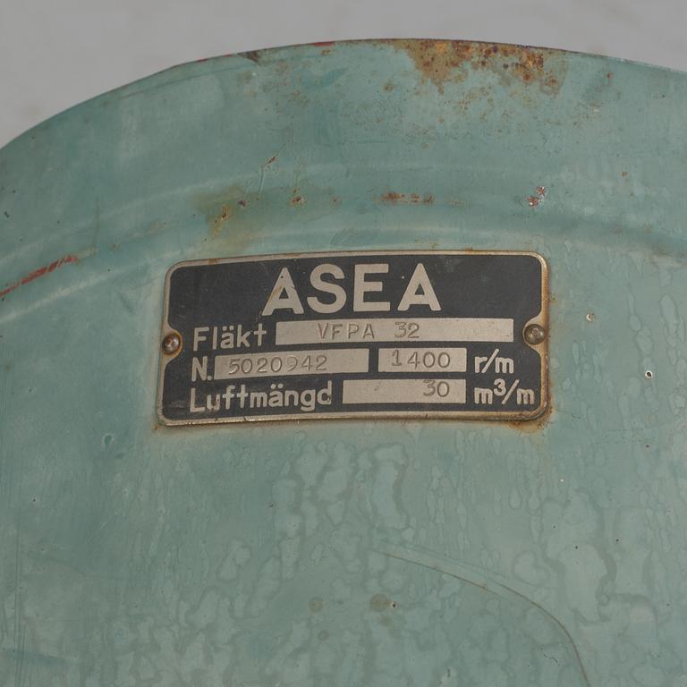 INDUSTRIFLÄKT, ASEA, 1900-talets andra hälft.