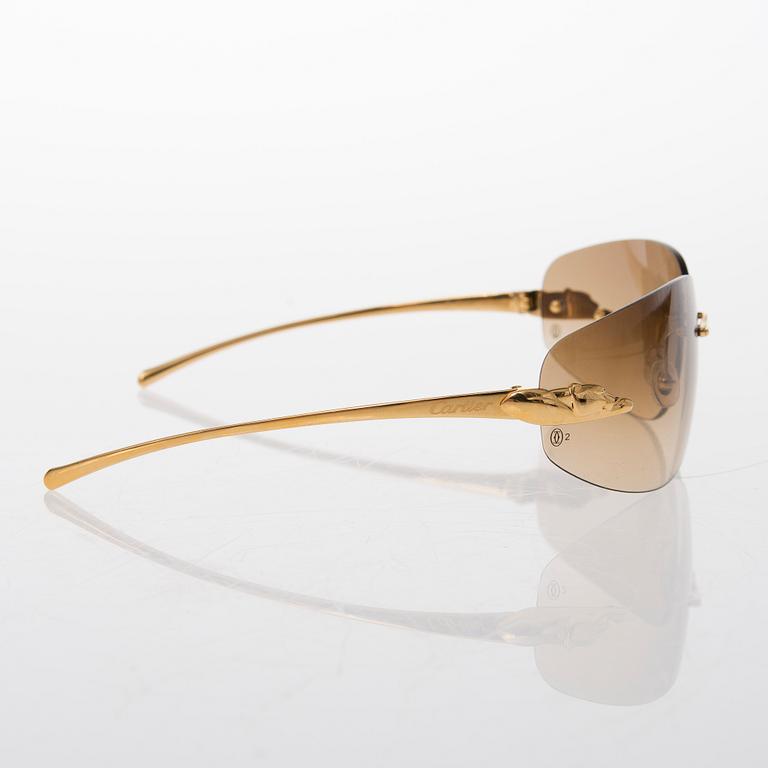 A pair of Panthère de Cartier Sunglasses.