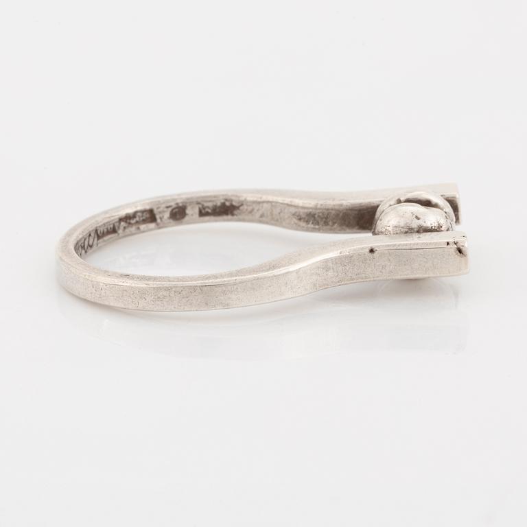 Victor Mossberg, ring, silver.