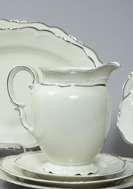 MATSERVIS, 58 delar, porslin, KPM.