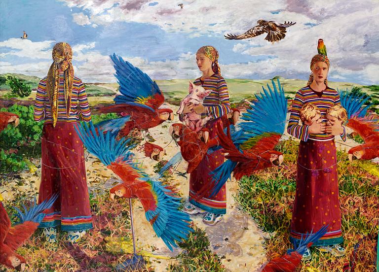 Linn Fernström, "De tre kvinnorna" (The three women).
