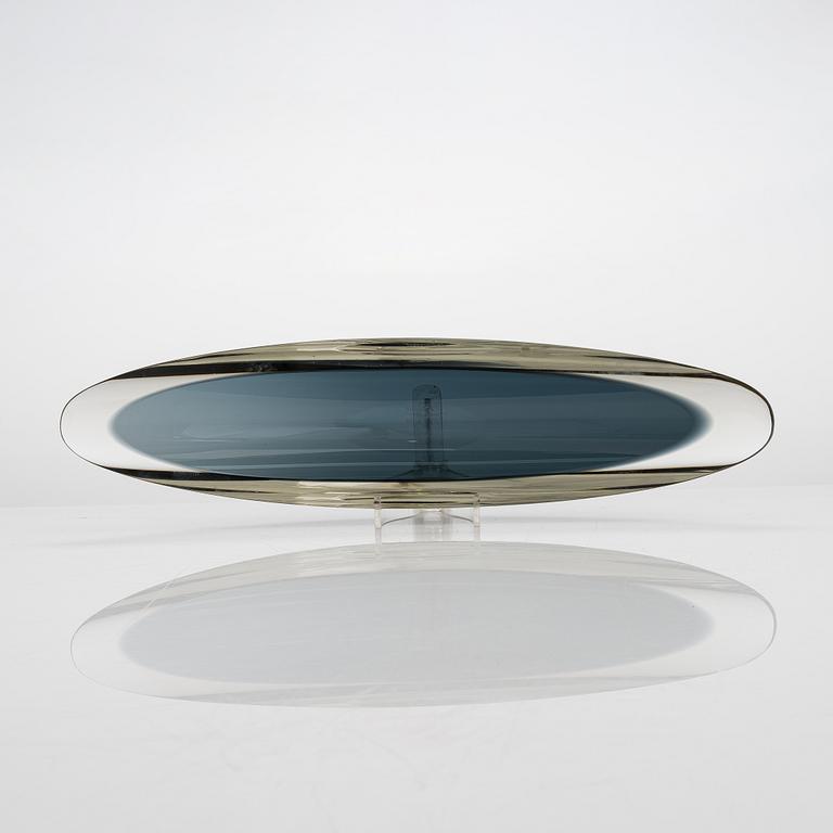 Kaj Franck, glasskulptur, "Lancett" signerad K. Franck Nuutajärvi Notsjö -55.