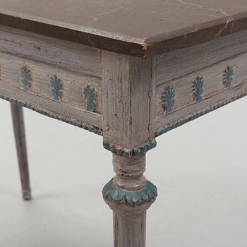 A late Gustavian style desk, around the year 1900.