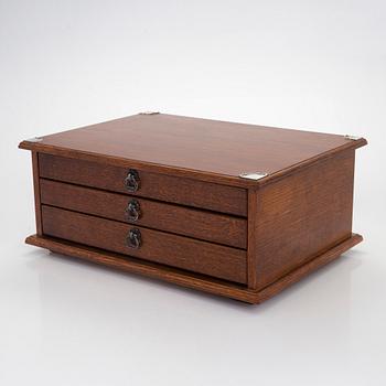 Bestickuppsättning, 69 delar, silver, "Chippendale", Kultakeskus, Tavastehus 1997-98.