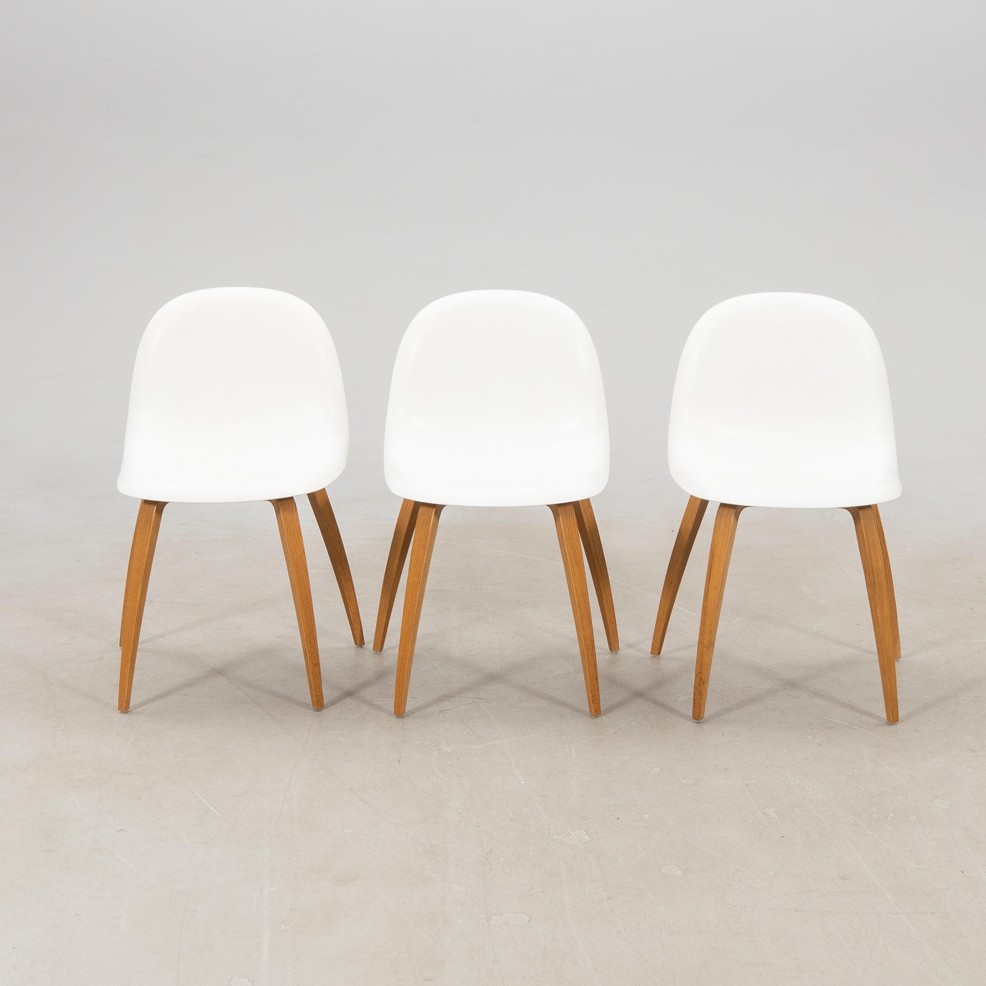 Komplot Design  stolar 7 st "Gubi 3D dining chair" 2000-tal.