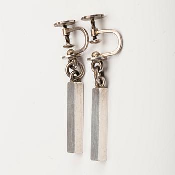 Wiwen Nilsson, silver, örhängen, 1963 Lund.
