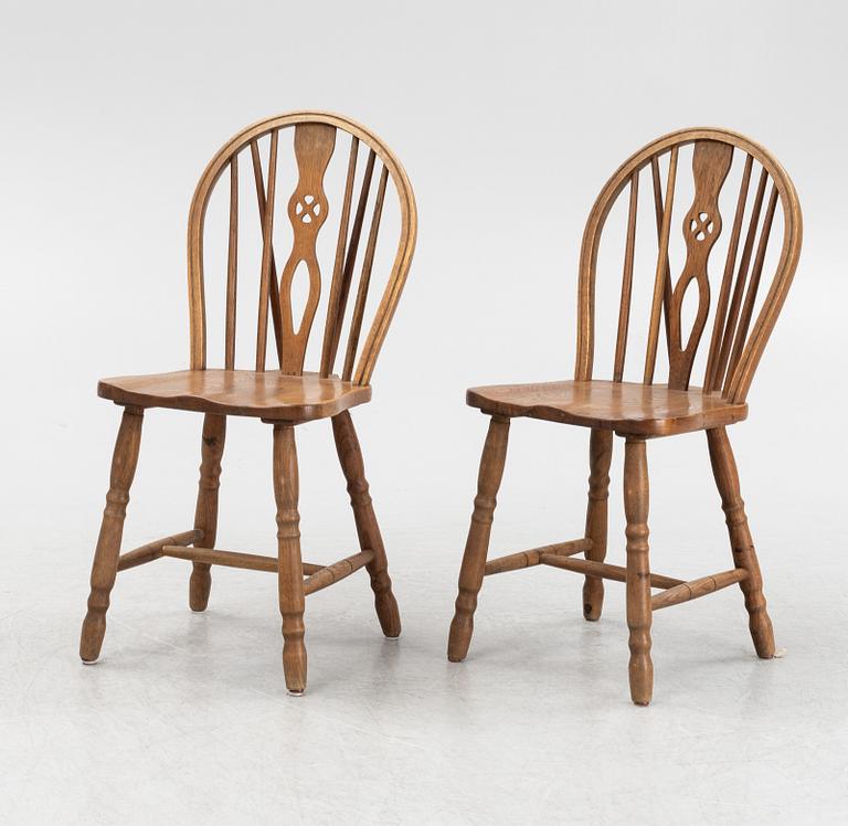 A set of six chairs, Denmark, second half of the 20th Century.