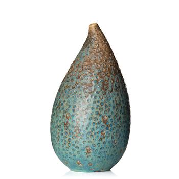 61B. Stig Lindberg, a stoneware vase, Gustavsbergs Studio 1952.