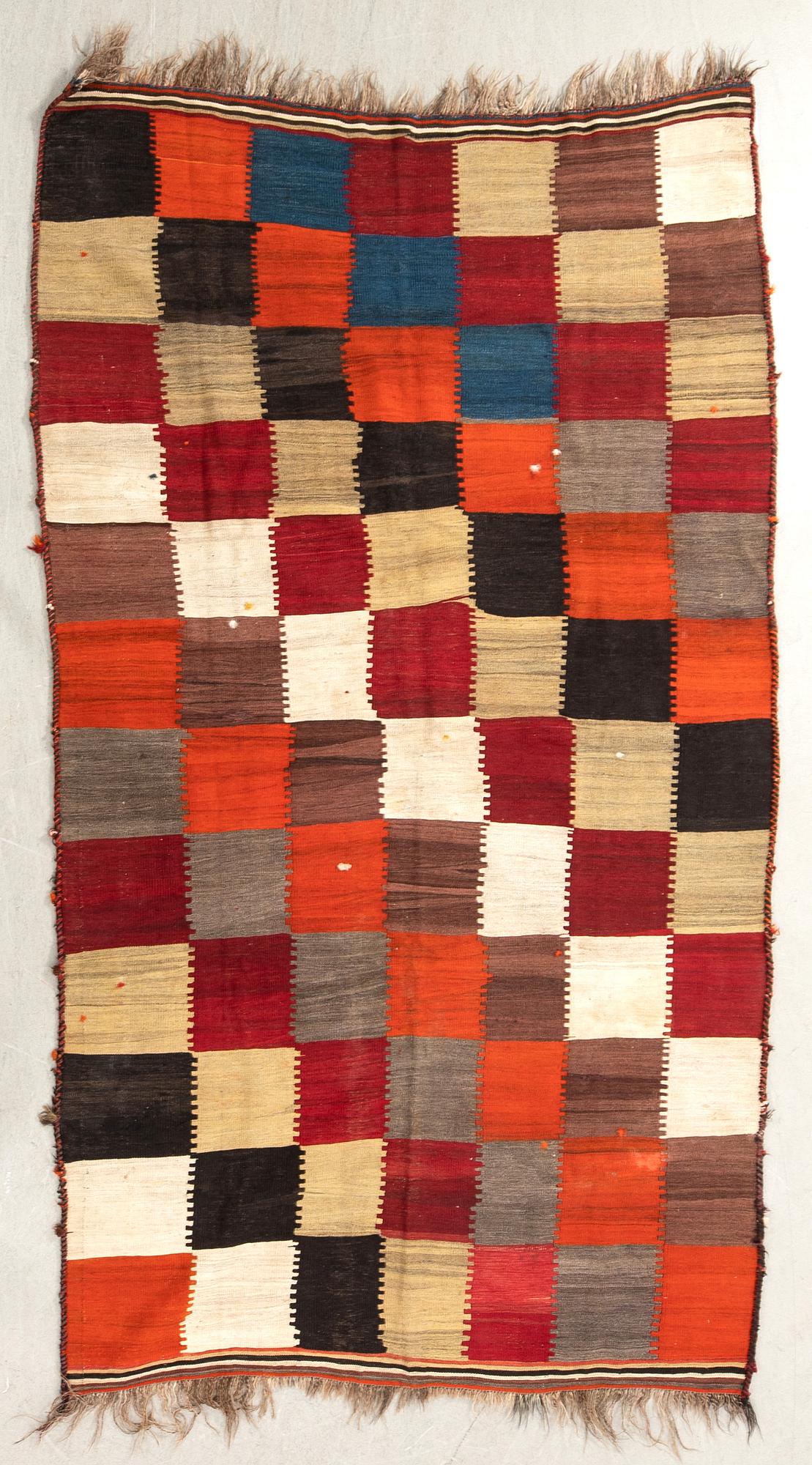 Matta Kelim Kashgai antik ca 250x143 cm.