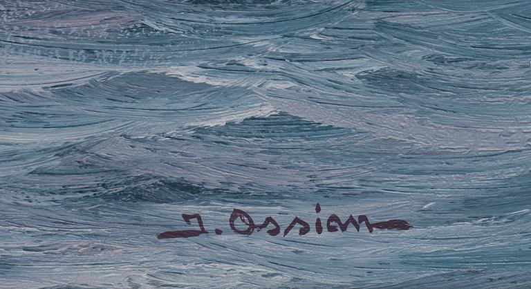 JOHAN OSSIAN-ANDERSSON, olja på duk, signerad.