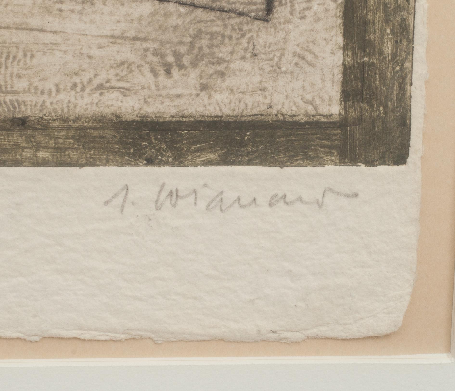 JAMES COIGNARD, färgetsning med carborundum, signerad och numrerad 18/75.