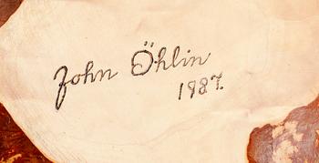 VRIL, möjligen björkrot, sign och dat John Öhlin 1987.