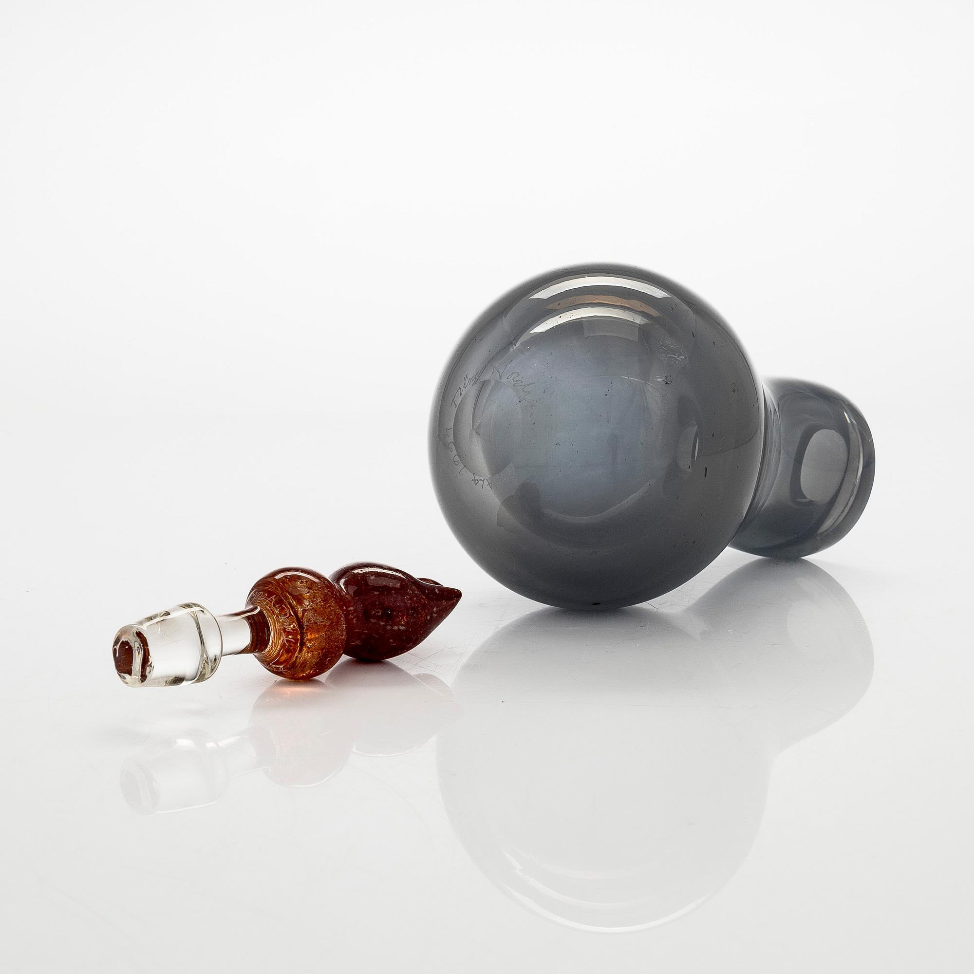 Tiina Nordström, an art glass signed Tiina Nordström, Iittala 1994.