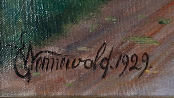 EMIL WINNERWALD, olja på duk, signerad och daterad 1929.