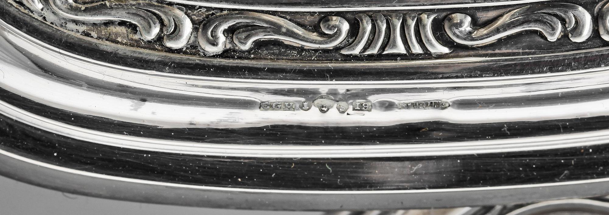 LJUSSTAKAR, 2 par, silver, Sverige, 1959.