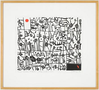 Bengt Wallberg · BENGT WALLBERG, serigrafi, signerad och numrerad 23/275. Daterad -02.