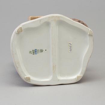 An Axel Locher porcelain figure group, for Bing & Gröndahl, Denmark, second half of the 20th century.