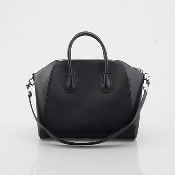 Givenchy, A black "Antigona" leather bag.