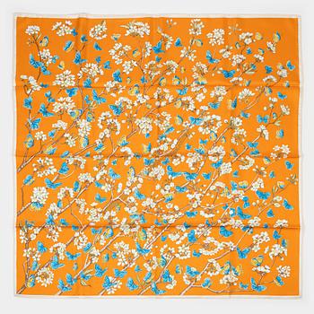 Hermès, scarf, "Vol Amoureux des Azurés".