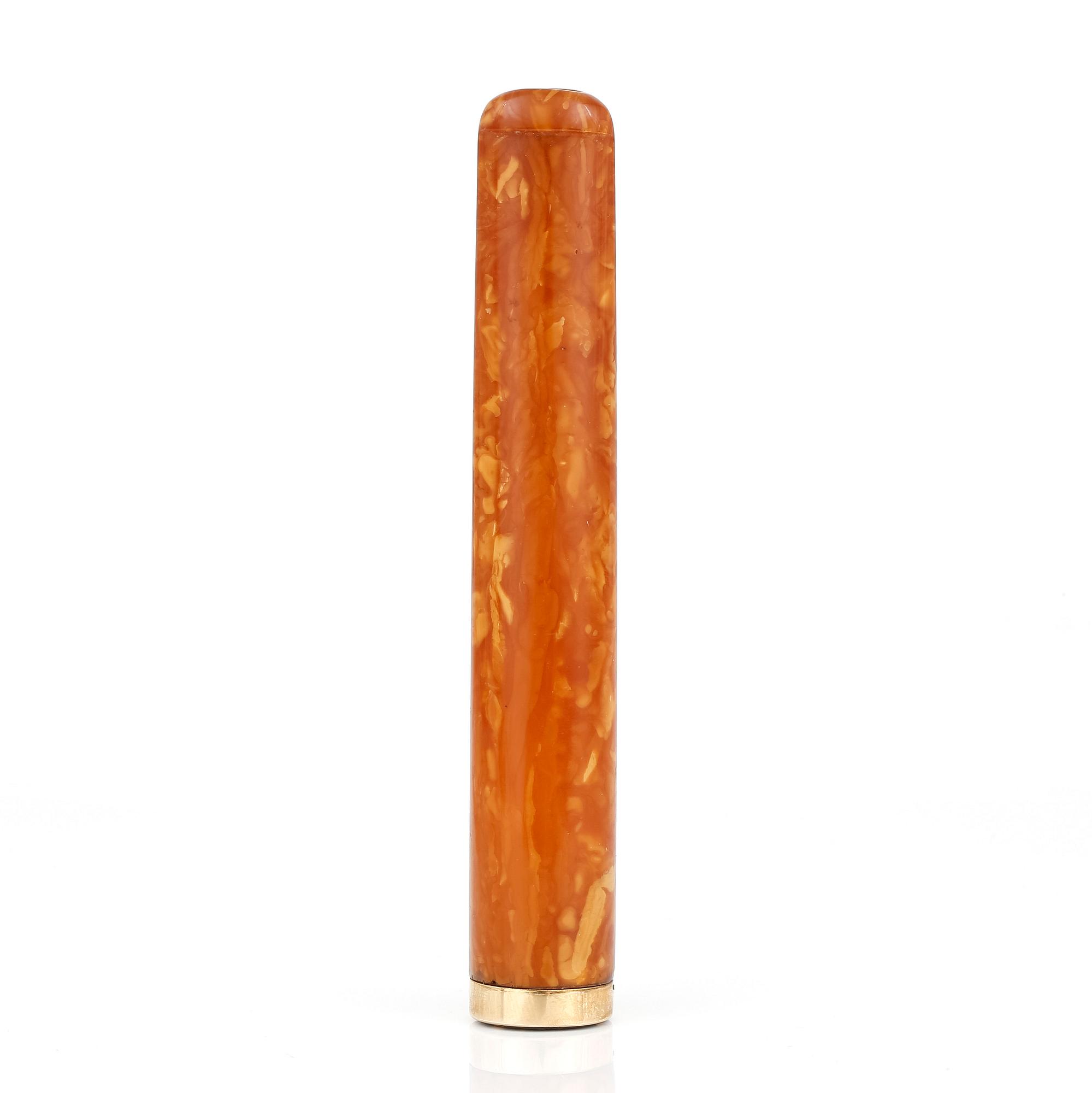 CIGARETTMUNSTYCKE, 18k  guld, CG Hallberg, 1928.