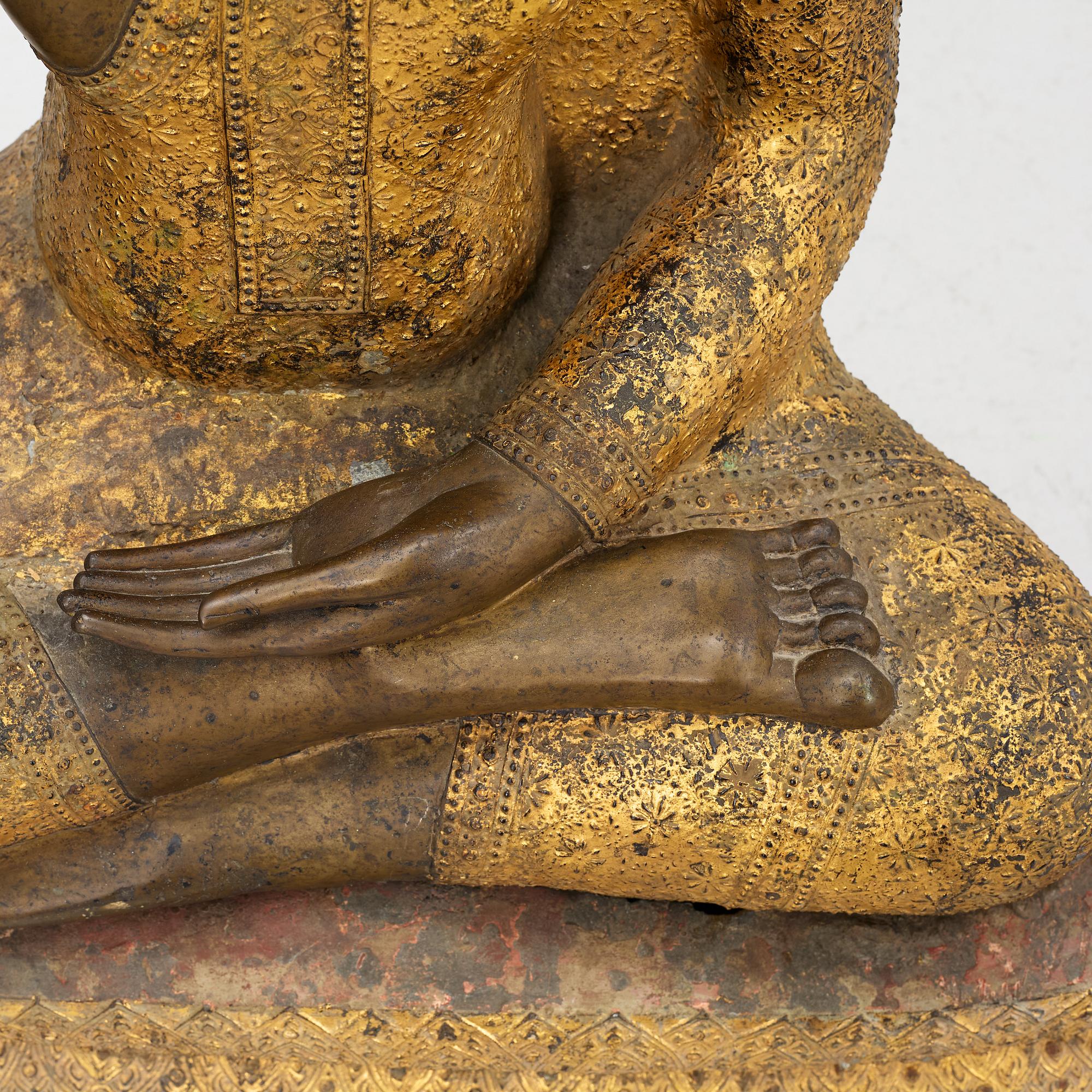 Budda, brons, Thailand, 1900-tal.