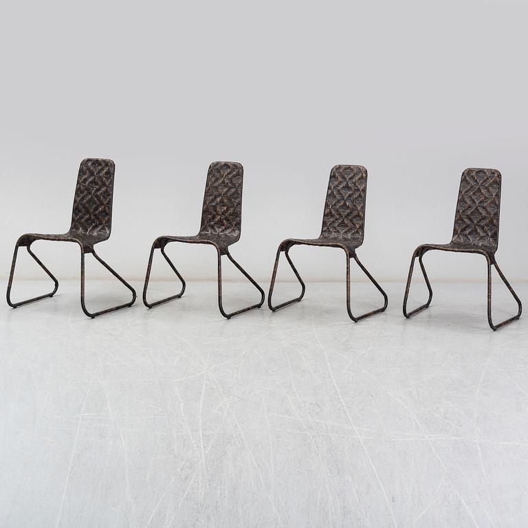 A set of four 'Flo-chairs' by Patricia Urquiola for Driade.