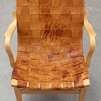 Four 'Eva' lounge chairs by Bruno Mathsson, for Firma Karl Mathsson, 1960' and 70's.