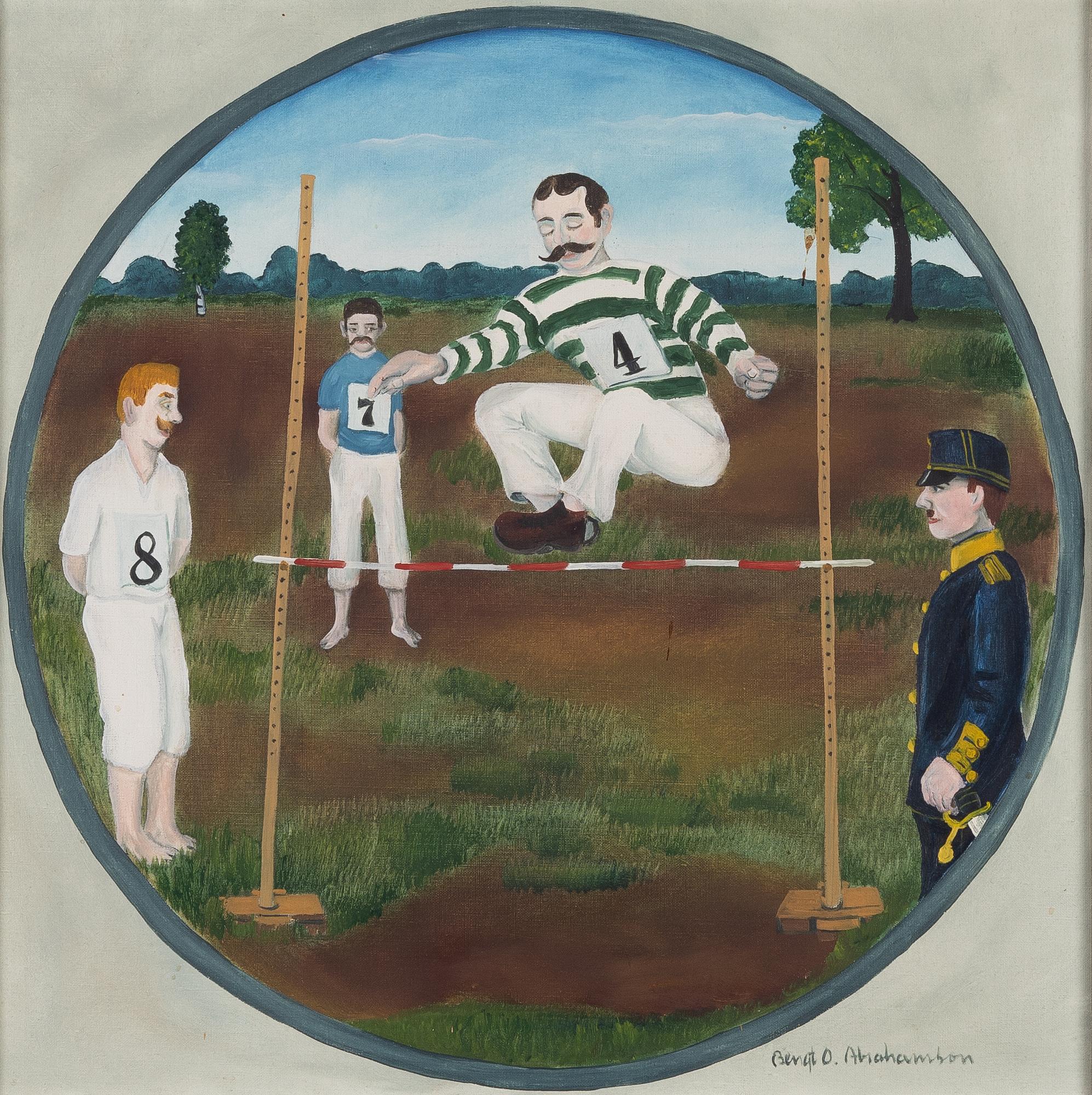 Bengt O. Abrahamsson, 'En och femtiofem gjorde farfar i höjd'.