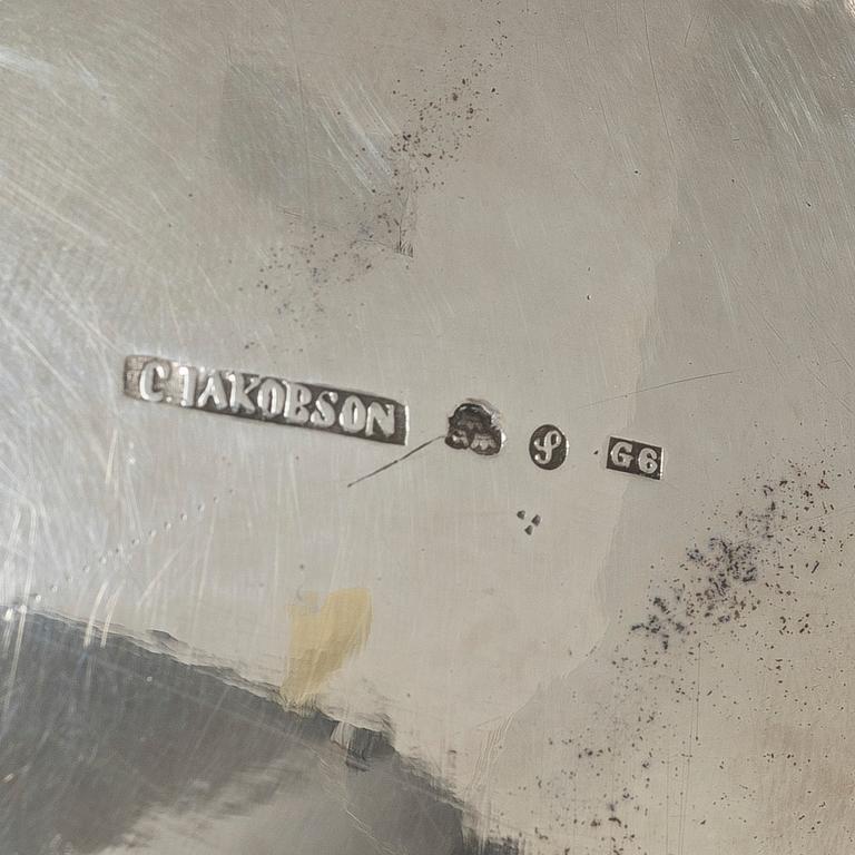 Carl Jakob Jakobson, a silver bowl, Söderhamn 1932.