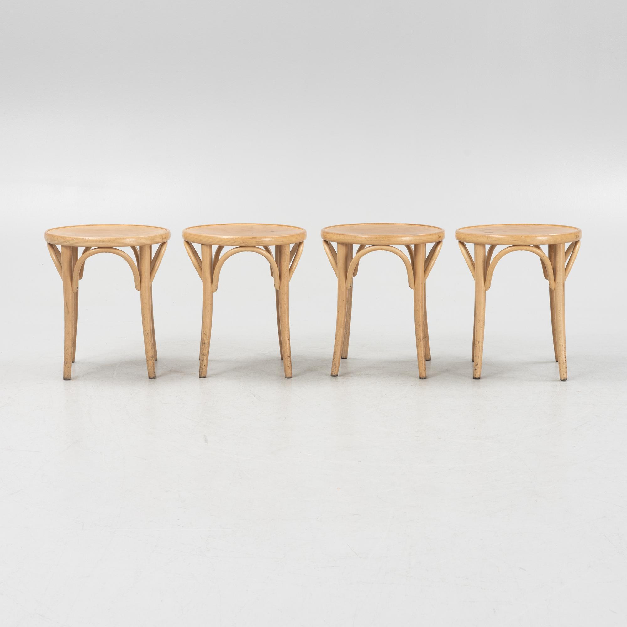 Stools, 4 pcs, "Stool No 60", TON.