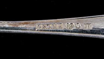 PARTI BESTICK, 24 delar, silver, mest Sverige 1800-1900-tal.