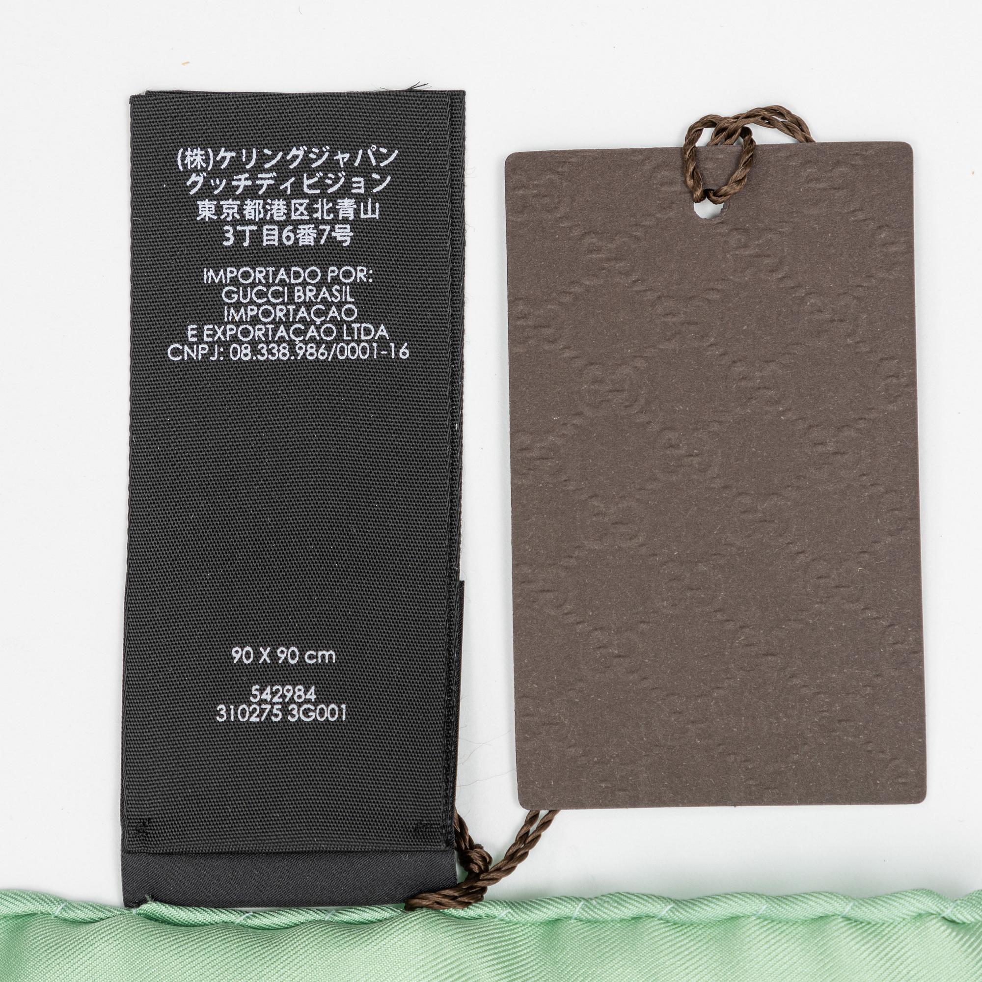 Gucci, scarf, "Flora".