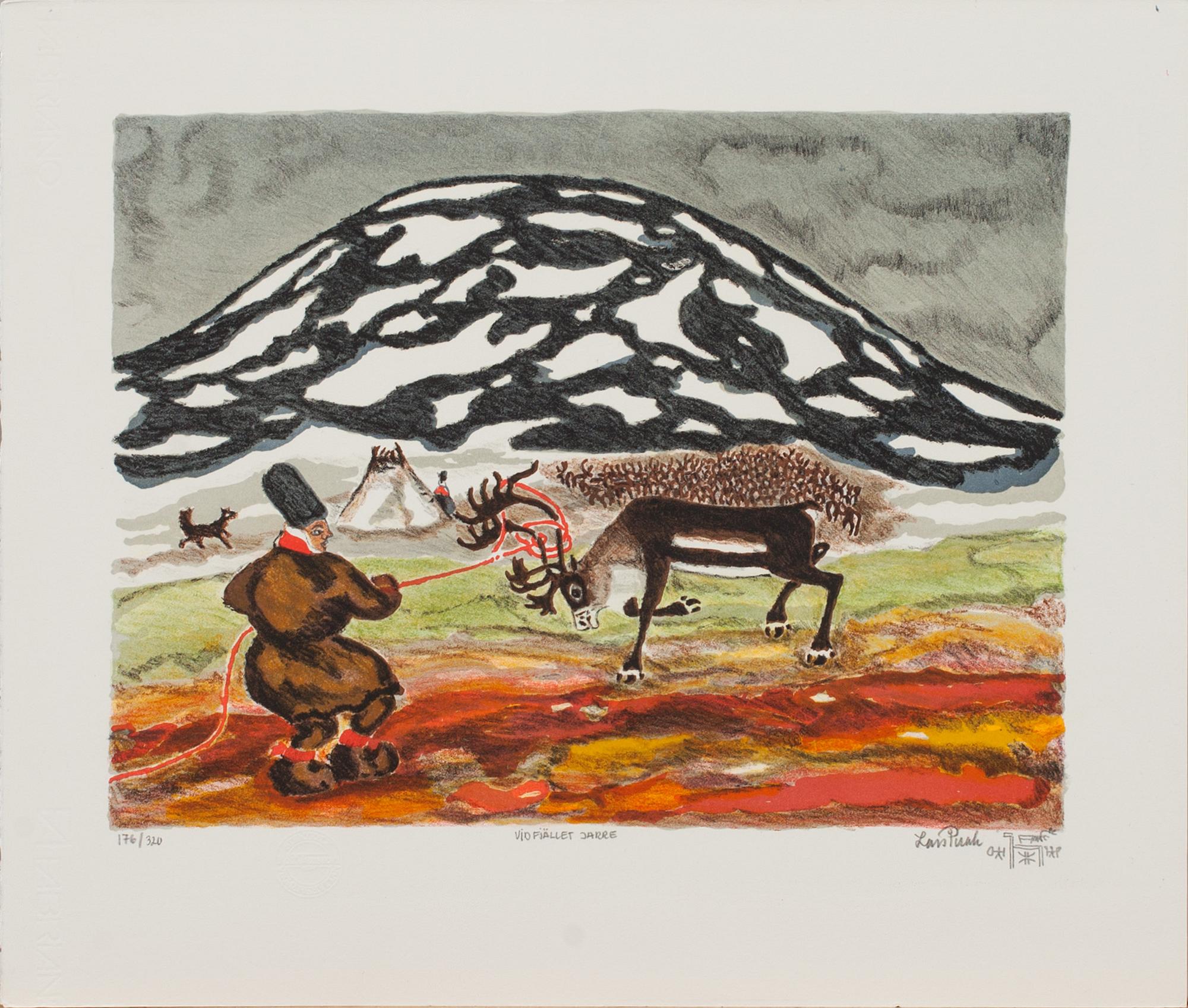 LARS PIRAK, färglitografi , signerad och numrerad 176/320.
