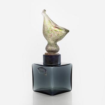 Kaj Franck, flaska, KF254, signerad K. Franck Nuutajärvi -62.