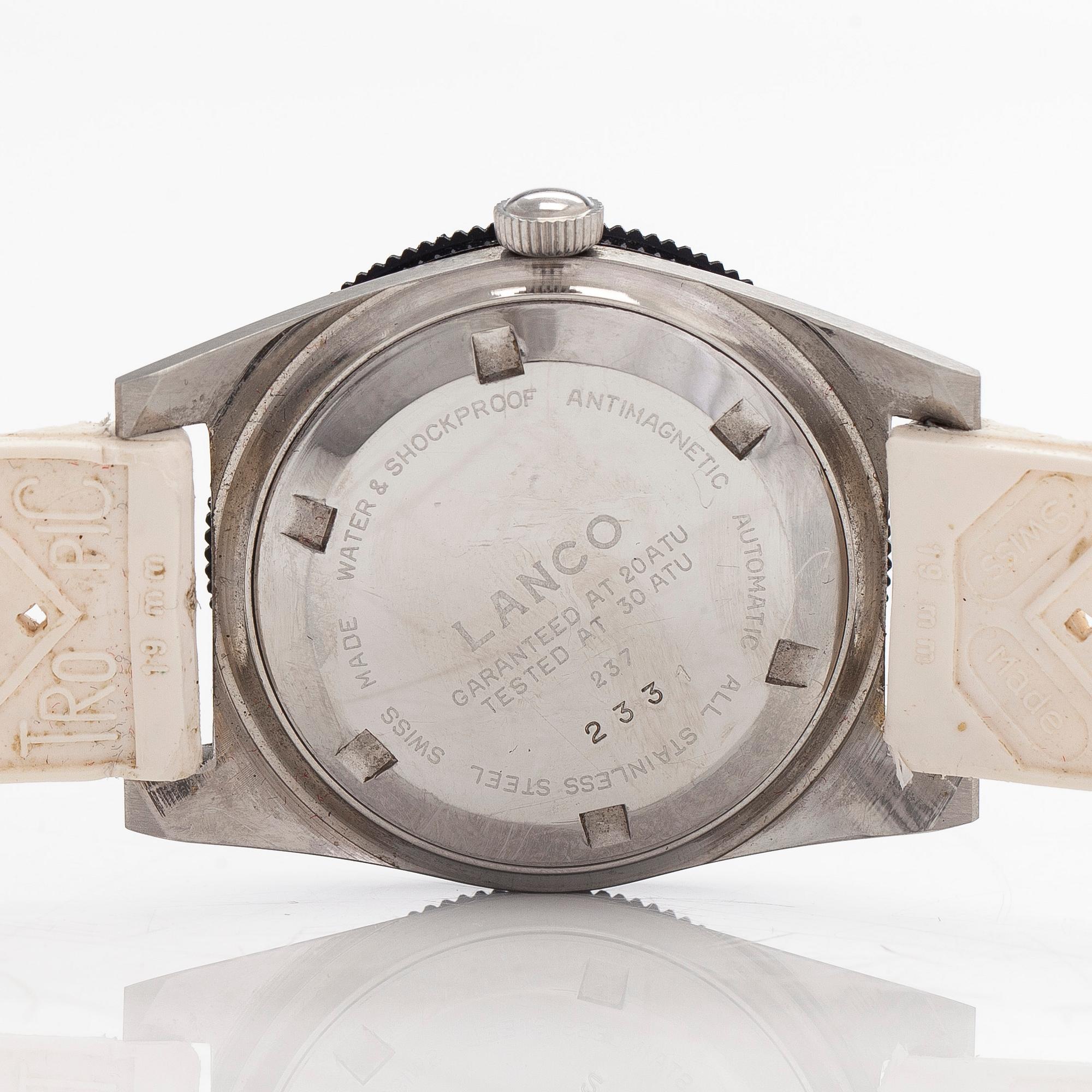 Lanco, Barracuda, wristwatch, 38 mm.