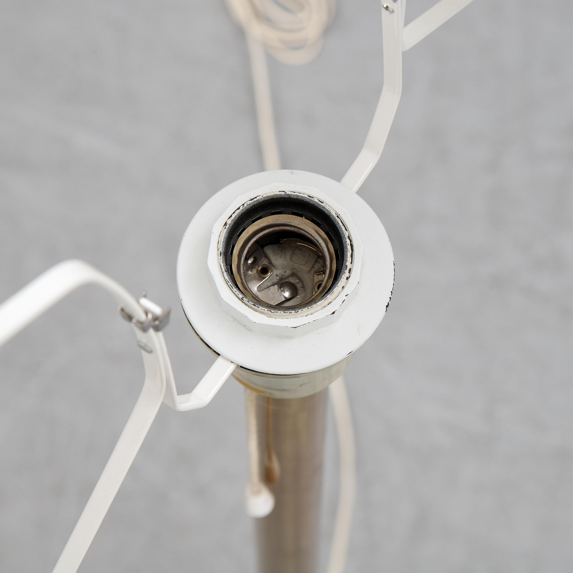 Bergboms, a pair of model 'G-024' brass floor lamps. Second half of the 20th century.