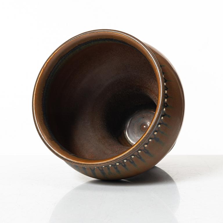 Stig Lindberg, a stoneware vase, Gustavsberg Studio 1960.