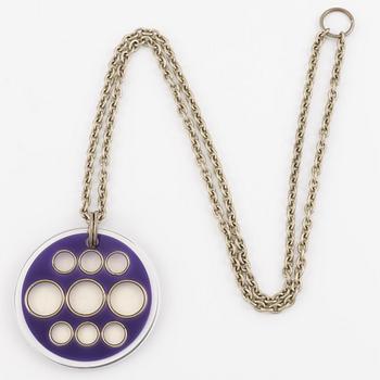 Siv Lagerström, rings 2 pcs and a necklace, acrylic plastic.