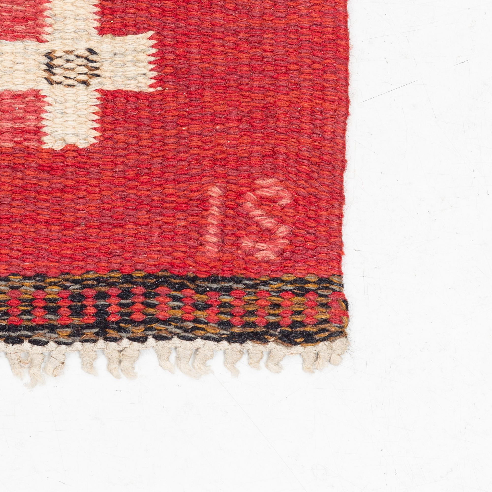 Ingegerd Silow, matta, rölakan, ca 234 x162 cm.