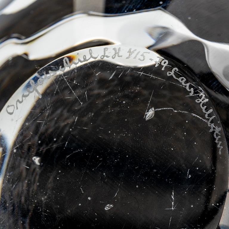 Lars Hellsten, vas, "Ariel", Orrefors, 1979.